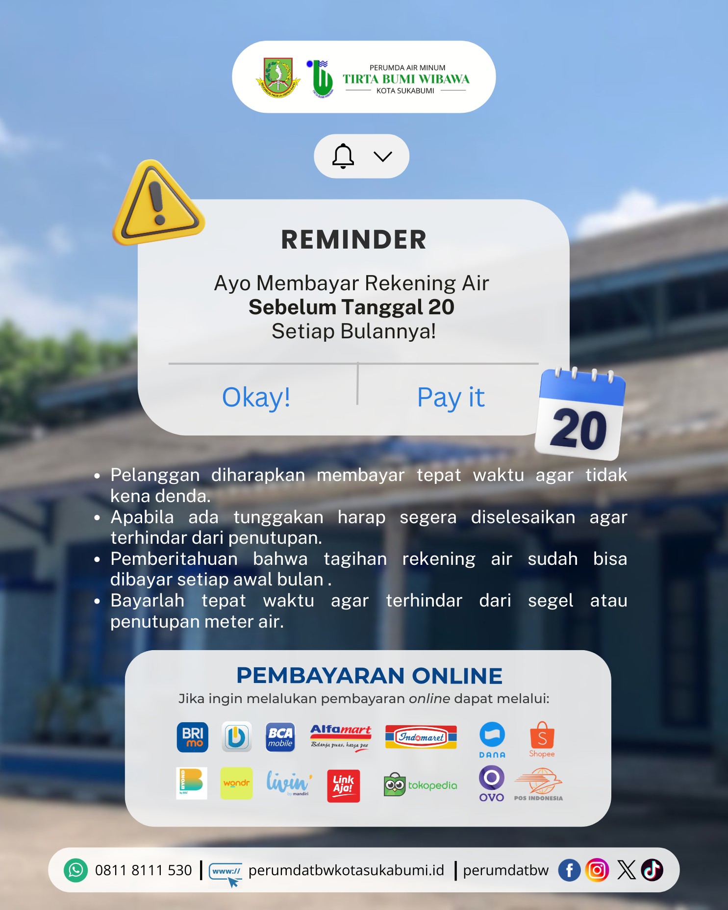 Yuk Bayar Sebelum Tanggal 20!