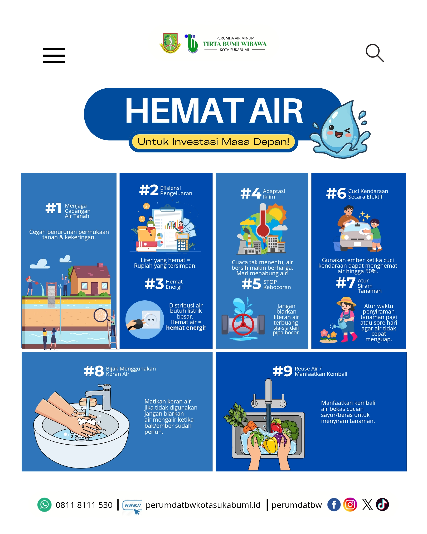 Yuk, Hemat Air untuk Investasi Masa Depan!