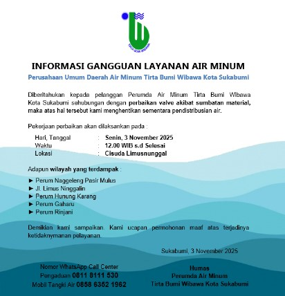 Informasi Gangguan (03-11-2025)