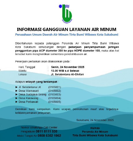 Informasi Gangguan (24-11-2025)
