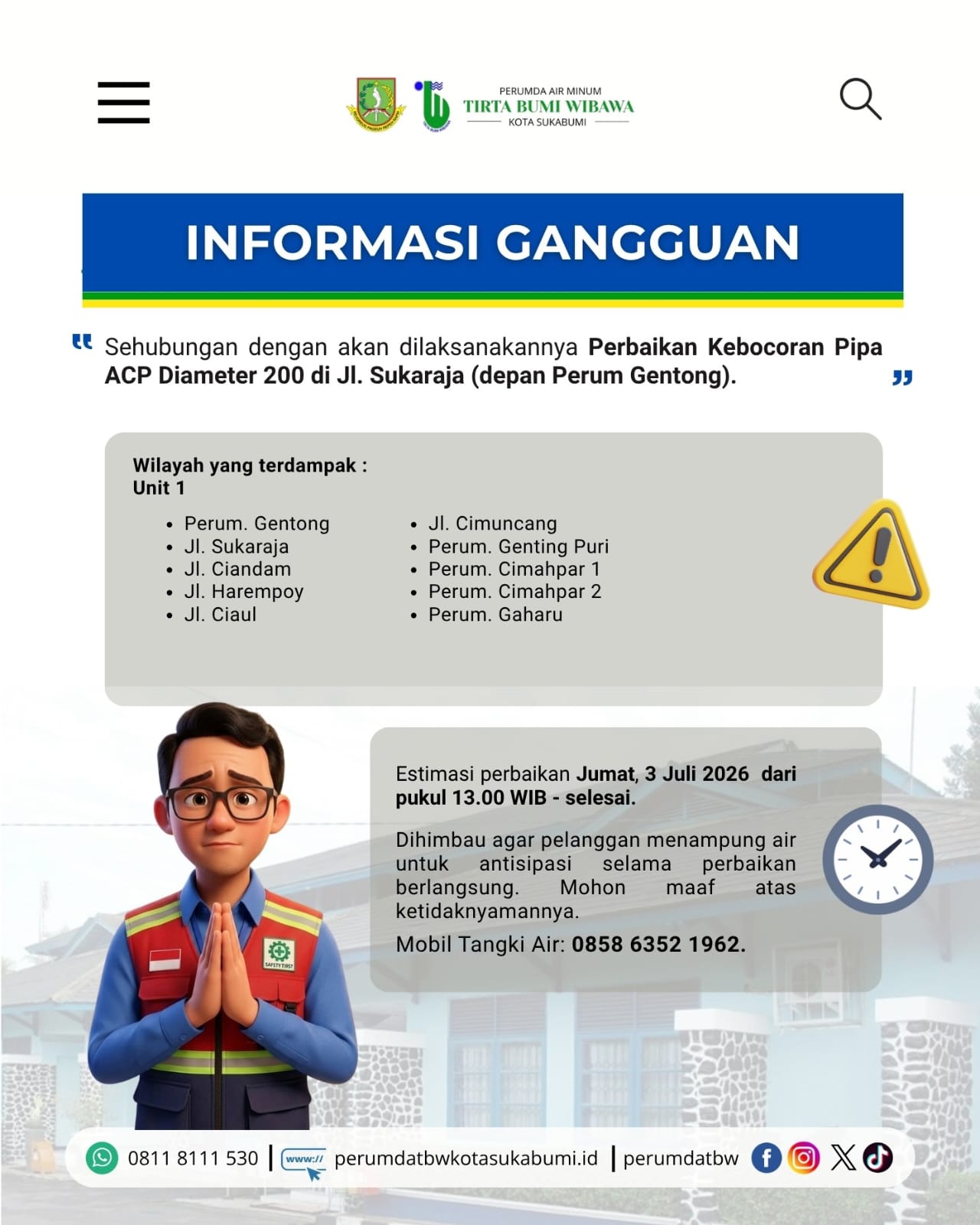 Info Gangguan (3-07-2026)
