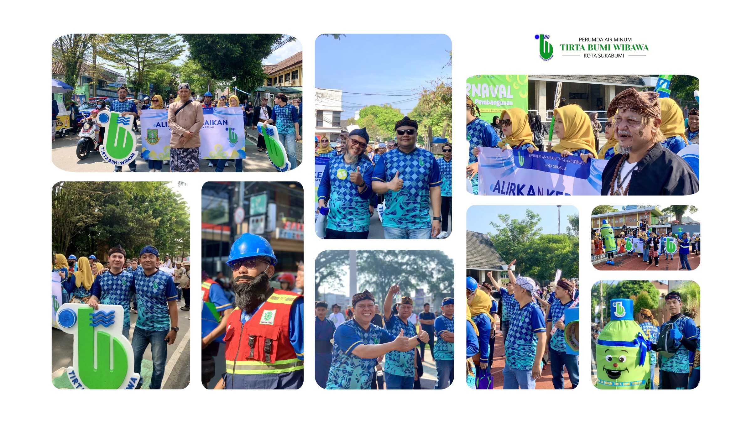 Meriahkan HUT Kota Sukabumi ke-112, Perumda AM Tirta Bumi Wibawa Bagi-Bagi Air Mineral Gratis