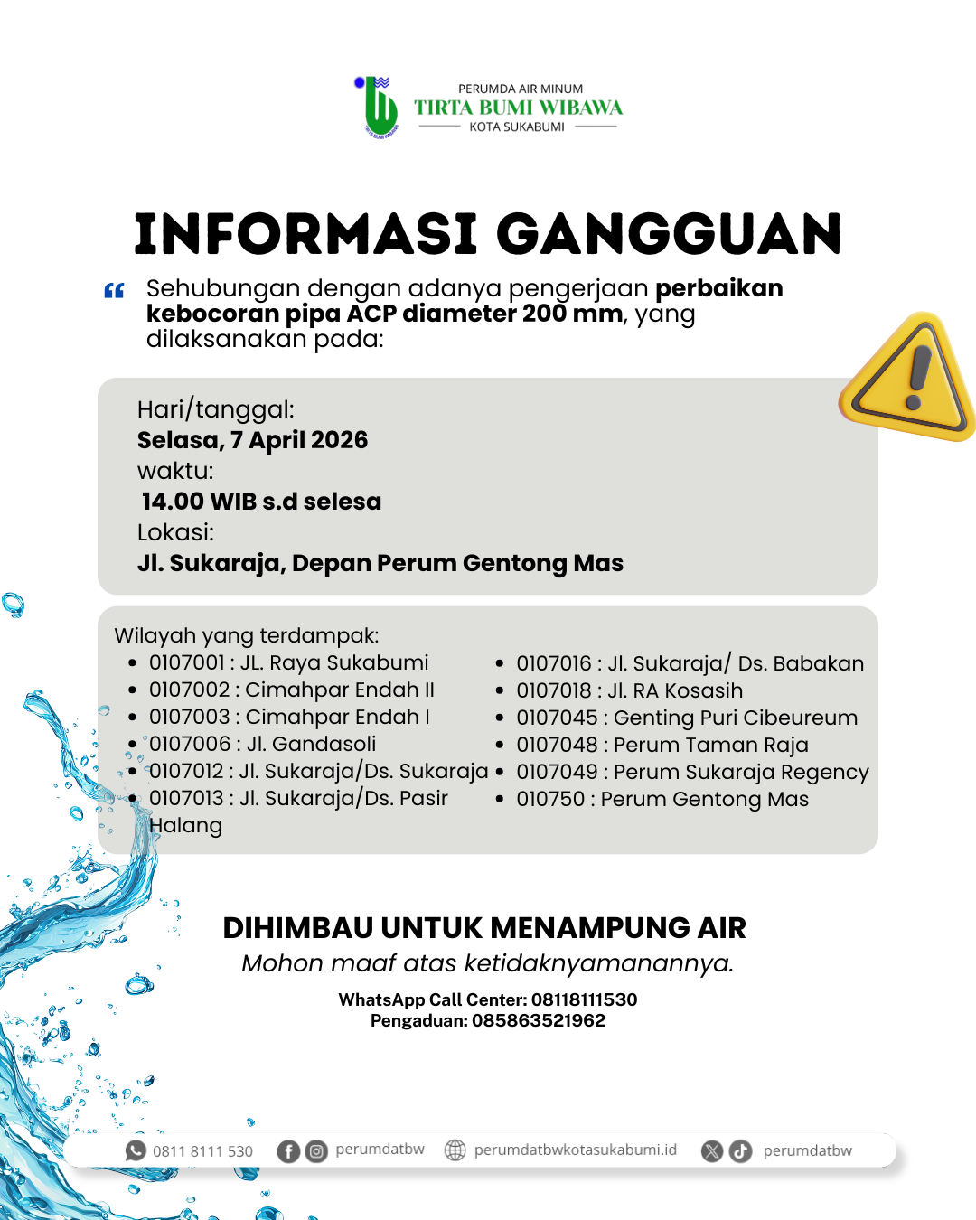 Info Gangguan (07-04-2026)