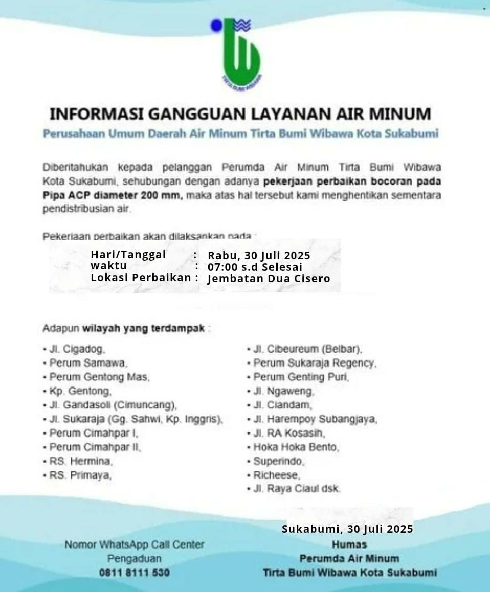 Info Gangguan (30-07-2025)